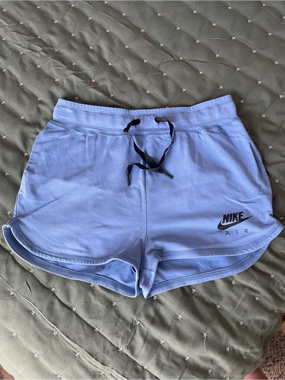 Nike Air Women's Light Blue Drawstring Shorts